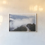 Hurricane Ridge III by Laura Marshall. shown as a paper print in a white frame. Available as a archival giclee rolled canvas, fine art paper, or poster print. SKU 63267i.