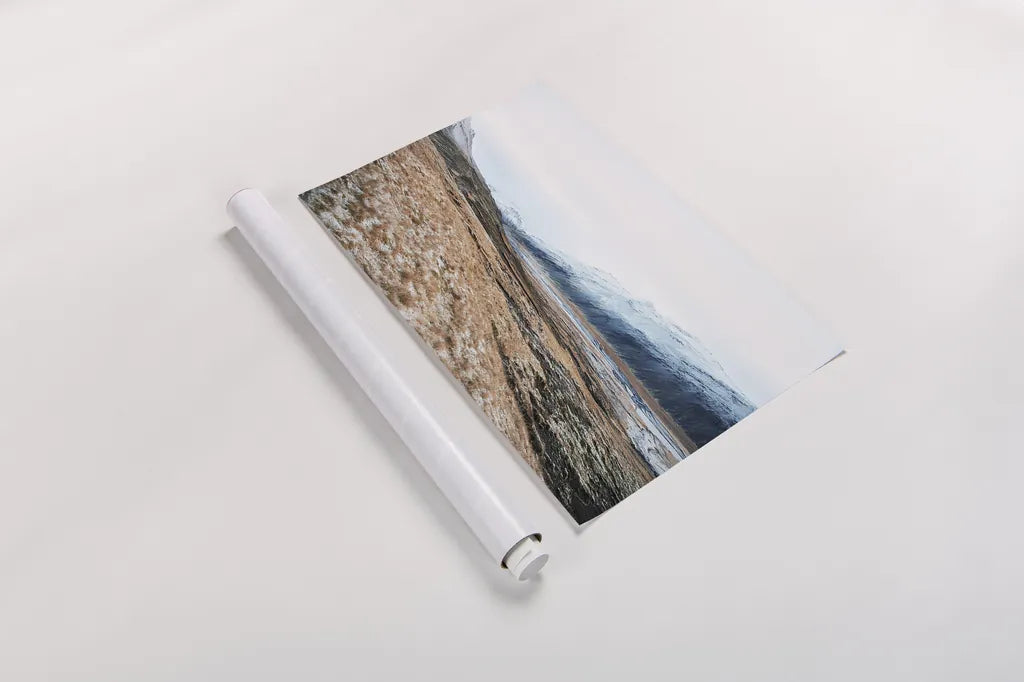 Iceland Hills II by Laura Marshall. shown as a rolled paper print. Available as archival giclee rolled canvas, fine art paper, or poster print. SKU 63270i.