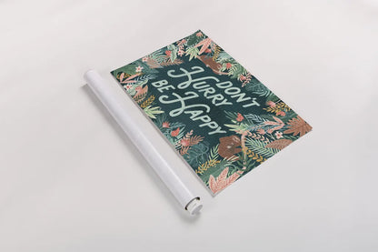 Jungle Hangout I by Laura Marshall. shown as a rolled paper print. Available as archival giclee rolled canvas, fine art paper, or poster print. SKU 55740i.