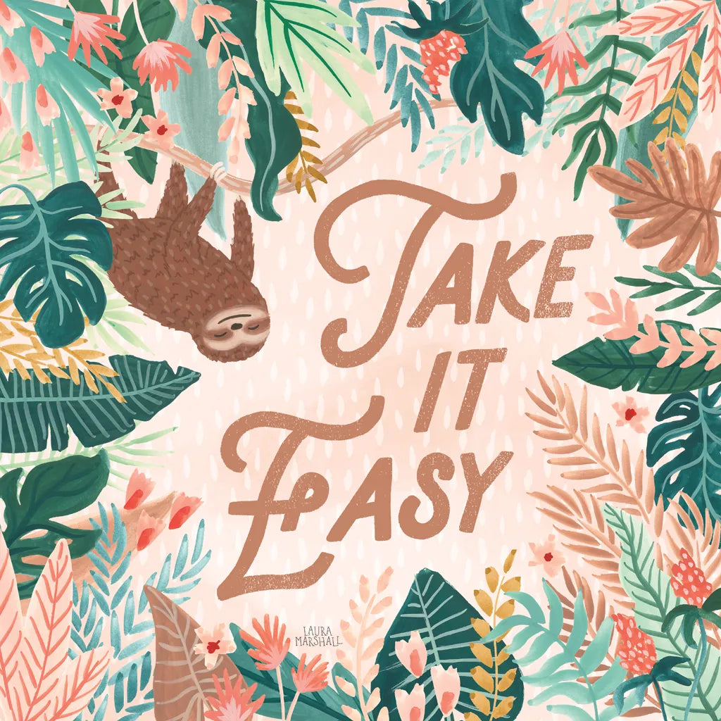 Jungle Hangout III by Laura Marshall. SKU 55742a. Archival Giclee Fine art print for wall decor.