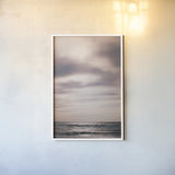 Kalaloch Coast I by Laura Marshall. shown as a paper print in a white frame. Available as a archival giclee rolled canvas, fine art paper, or poster print. SKU 53674h.