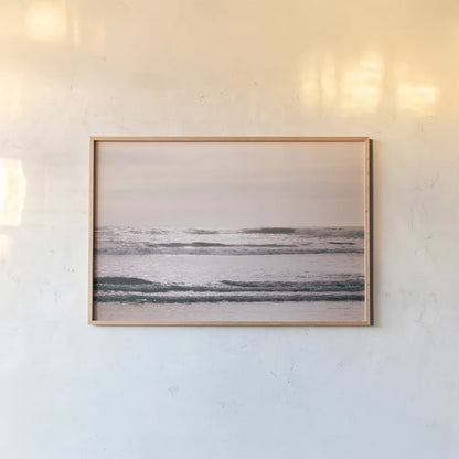 Kalaloch Coast II by Laura Marshall. shown as a paper print in a natural frame. Available as a archival giclee rolled canvas, fine art paper, or poster print. SKU 53675i.