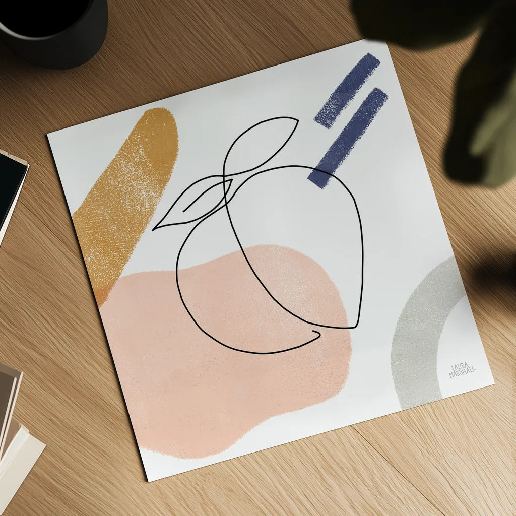 Kitchen Table IV by Laura Marshall. Shown as a detailed flat fine art print, highlighting archival giclee quality. Available as an archival giclee rolled canvas, fine art paper, or poster print. SKU 56340a.