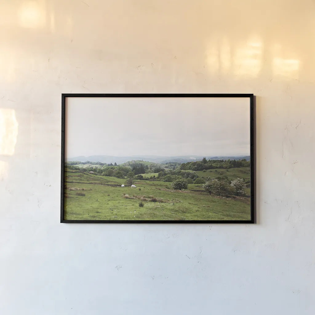 Lake District I by Laura Marshall. shown as a paper print in a black flame. Available as a archival giclee rolled canvas, fine art paper, or poster print. SKU 63271i.