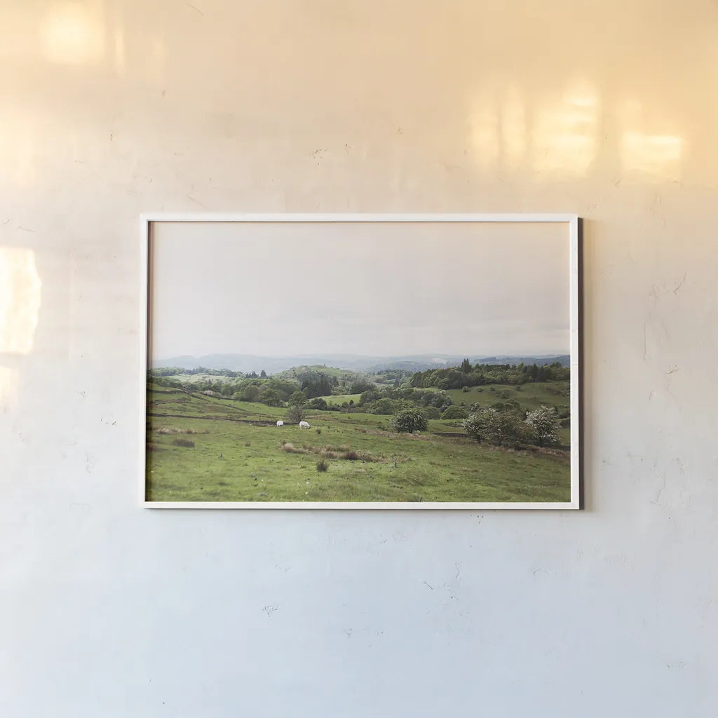 Lake District I by Laura Marshall. shown as a paper print in a white frame. Available as a archival giclee rolled canvas, fine art paper, or poster print. SKU 63271i.