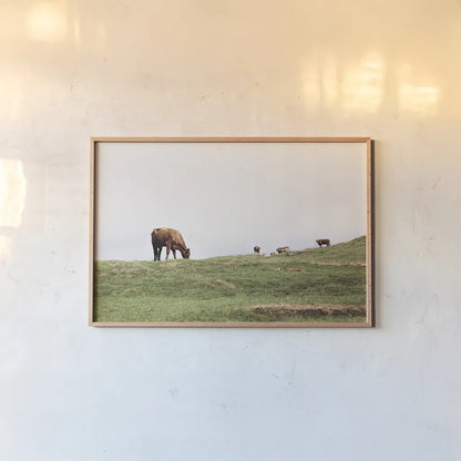 Lake District II by Laura Marshall. shown as a paper print in a natural frame. Available as a archival giclee rolled canvas, fine art paper, or poster print. SKU 63272i.