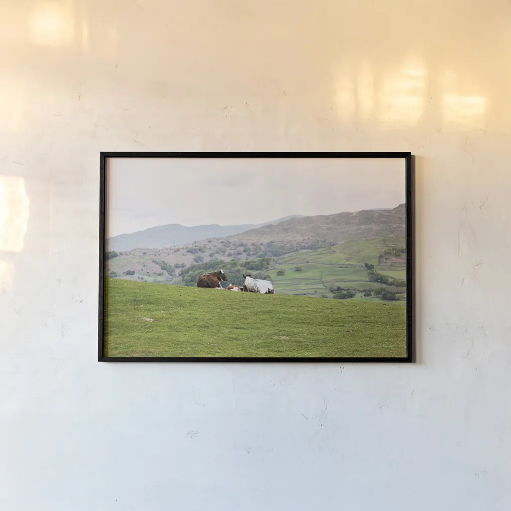 Lake District III by Laura Marshall. shown as a paper print in a black flame. Available as a archival giclee rolled canvas, fine art paper, or poster print. SKU 63273i.