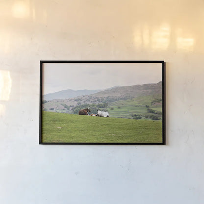 Lake District III by Laura Marshall. shown as a paper print in a black flame. Available as a archival giclee rolled canvas, fine art paper, or poster print. SKU 63273i.