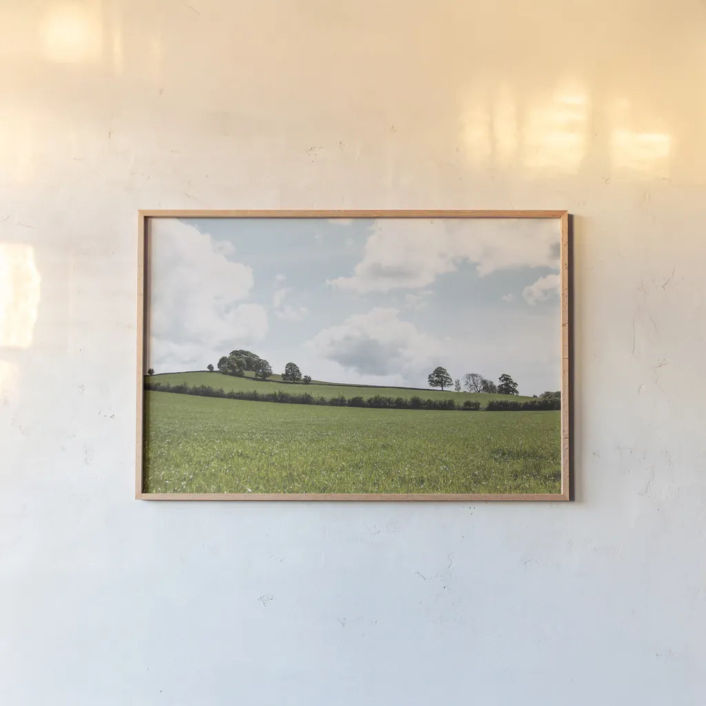 Lake District IV by Laura Marshall. shown as a paper print in a natural frame. Available as a archival giclee rolled canvas, fine art paper, or poster print. SKU 63274i.