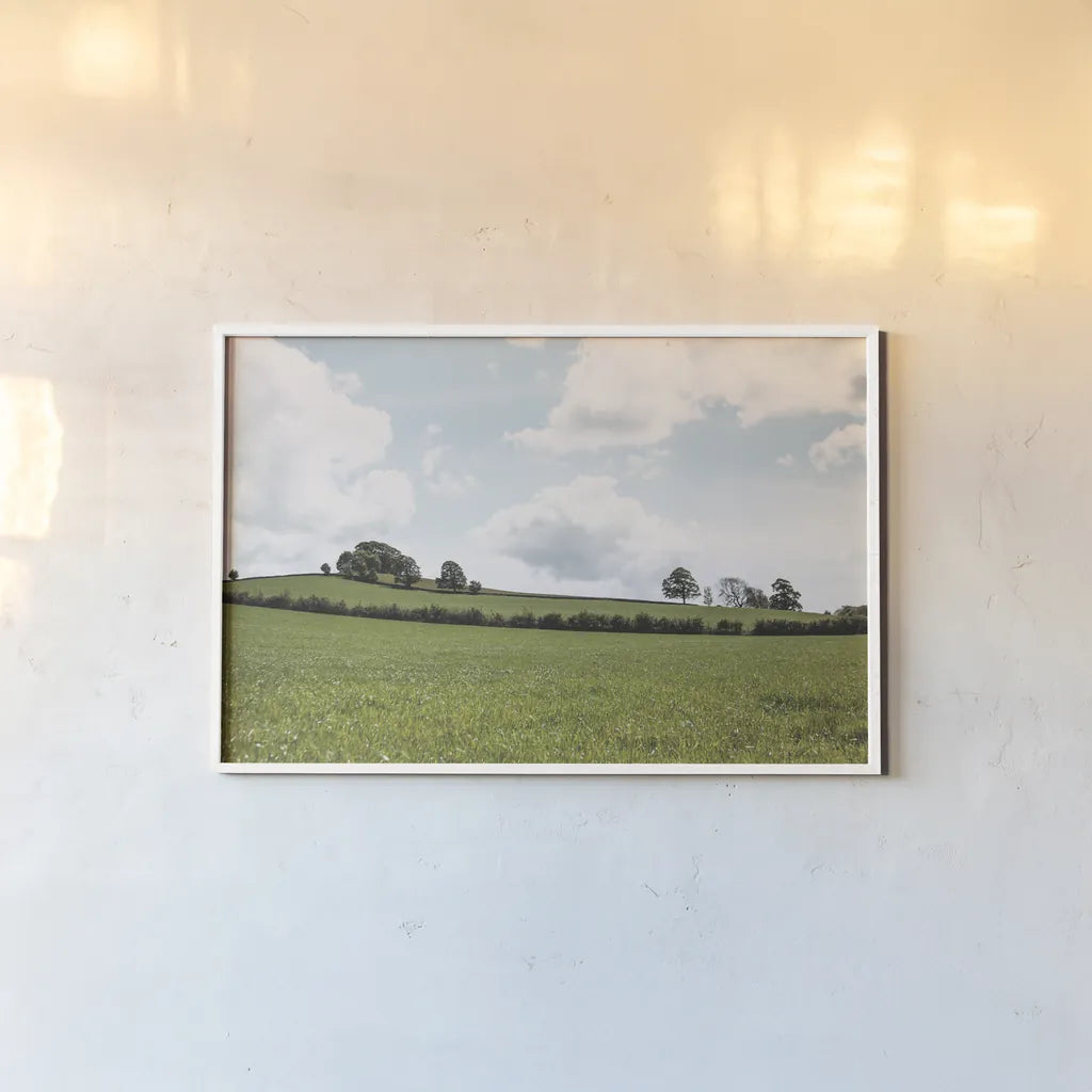 Lake District IV by Laura Marshall. shown as a paper print in a white frame. Available as a archival giclee rolled canvas, fine art paper, or poster print. SKU 63274i.