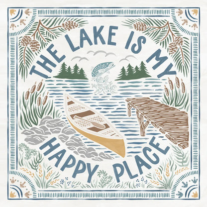 Lakeside Days III by Laura Marshall. SKU 84685a. Archival Giclee Fine art print for wall decor.