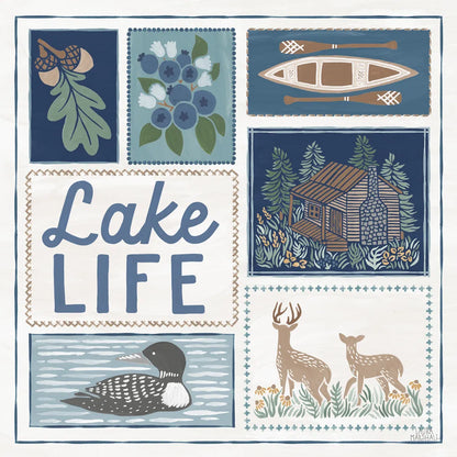 Lakeside Days VII by Laura Marshall. SKU 84689a. Archival Giclee Fine art print for wall decor.