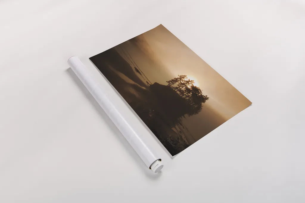 Last Light by Laura Marshall. shown as a rolled paper print. Available as archival giclee rolled canvas, fine art paper, or poster print. SKU 42970i.