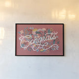 Love Letters I v2 by Laura Marshall. shown as a paper print in a black flame. Available as a archival giclee rolled canvas, fine art paper, or poster print. SKU 78011i.