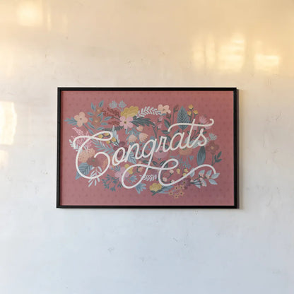 Love Letters I v2 by Laura Marshall. shown as a paper print in a black flame. Available as a archival giclee rolled canvas, fine art paper, or poster print. SKU 78011i.