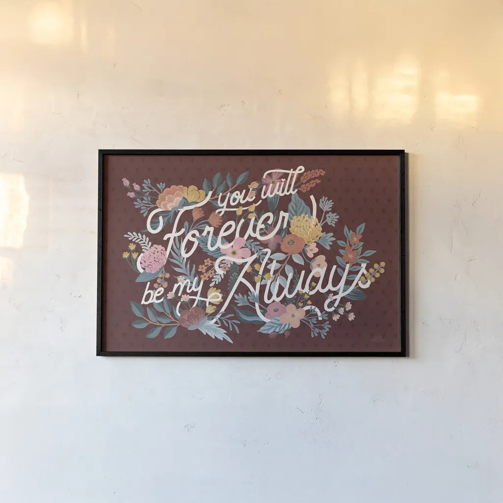 Love Letters II by Laura Marshall. shown as a paper print in a black flame. Available as a archival giclee rolled canvas, fine art paper, or poster print. SKU 61075i.