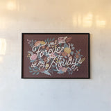 Love Letters II by Laura Marshall. shown as a paper print in a black flame. Available as a archival giclee rolled canvas, fine art paper, or poster print. SKU 61075i.