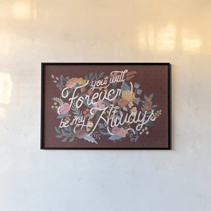 Love Letters II by Laura Marshall. shown as a paper print in a black flame. Available as a archival giclee rolled canvas, fine art paper, or poster print. SKU 61075i.