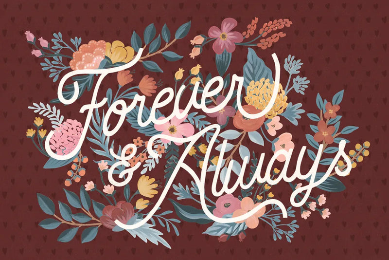 Love Letters II Forever by Laura Marshall. SKU 78012i. Archival Giclee Fine art print for wall decor.