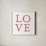 Love Letters VII No Flowers by Laura Marshall. Shown in a crisp white glass frame for a clean and minimalist style. Available as an archival giclee rolled canvas, fine art paper, or poster print. SKU 65233a.