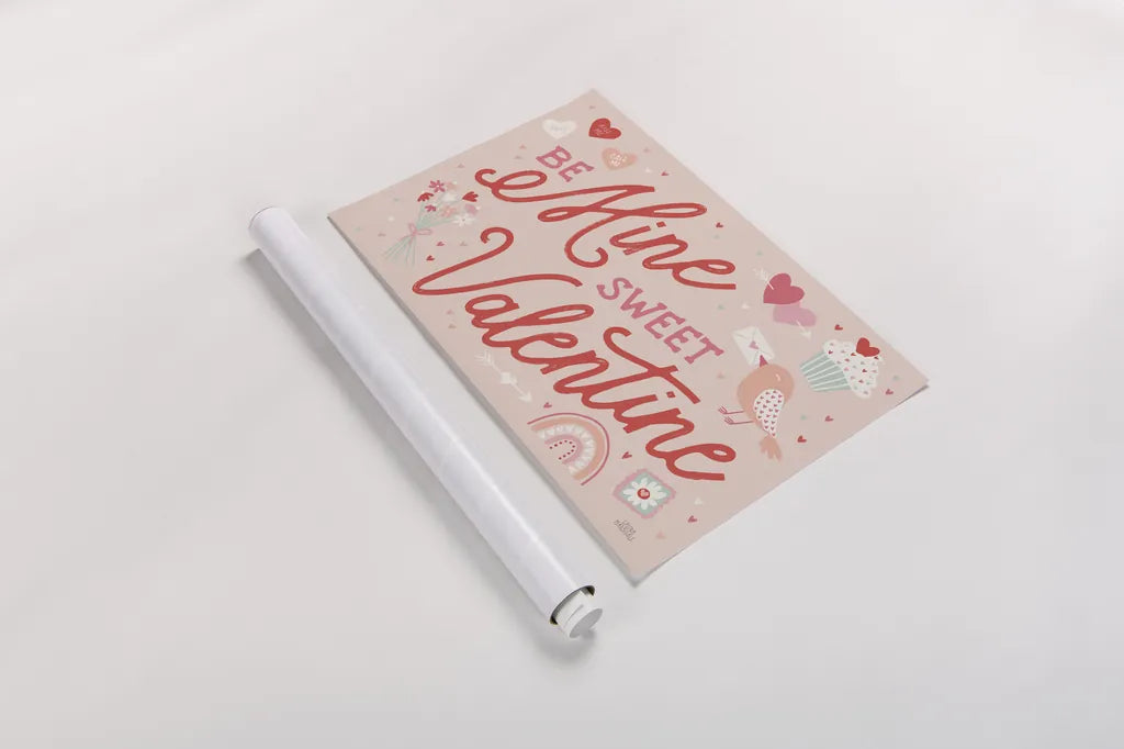 Lovebirds I by Laura Marshall. shown as a rolled paper print. Available as archival giclee rolled canvas, fine art paper, or poster print. SKU 77441i.