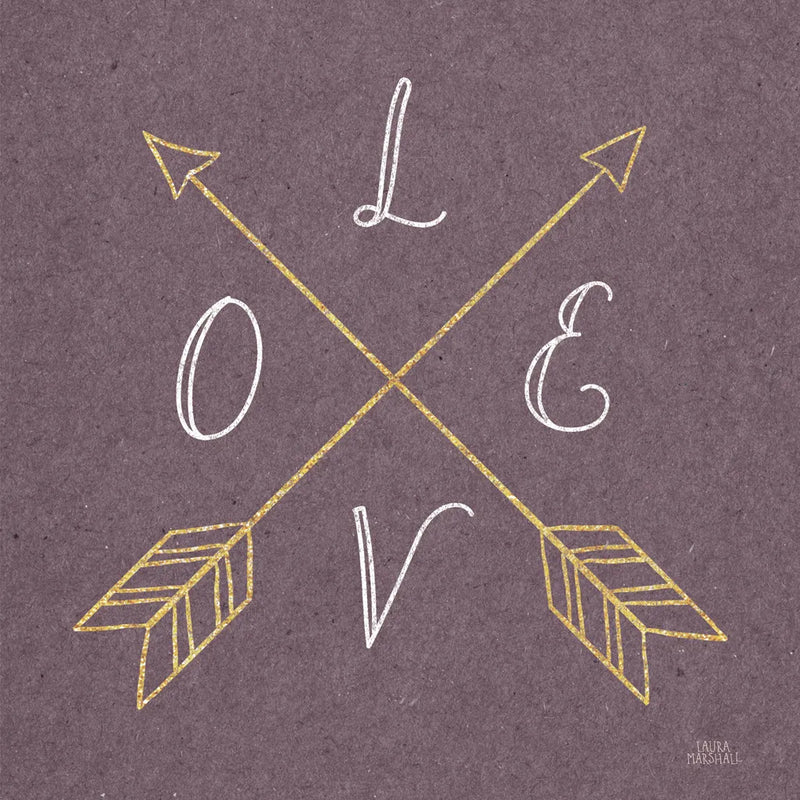 Lovestruck II Sq by Laura Marshall. SKU 55628a. Archival Giclee Fine art print for wall decor.