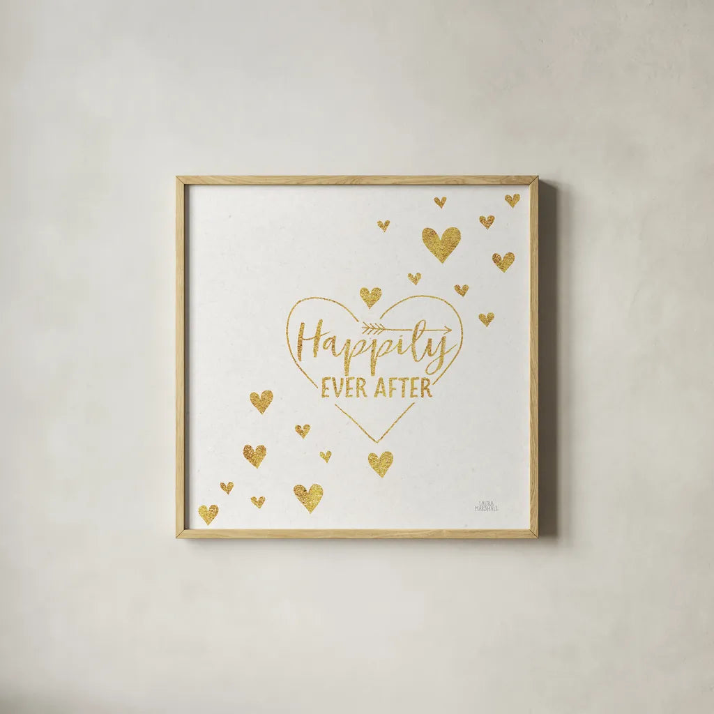 Lovestruck IV Sq by Laura Marshall. Shown in a natural wood glass frame for a timeless modern aesthetic. Available as an archival giclee rolled canvas, fine art paper, or poster print. SKU 55630a.