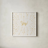 Lovestruck VI Sq by Laura Marshall. Shown in a crisp white glass frame for a clean and minimalist style. Available as an archival giclee rolled canvas, fine art paper, or poster print. SKU 55632a.