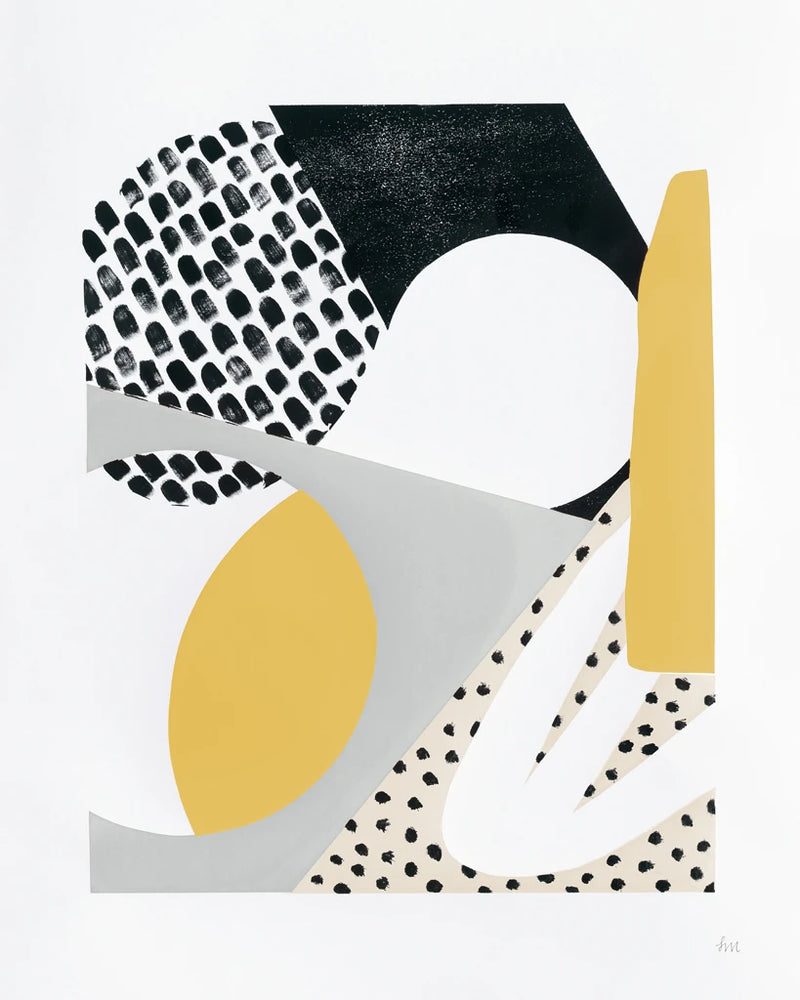Luminous Tumble I Yellow by Laura Marshall