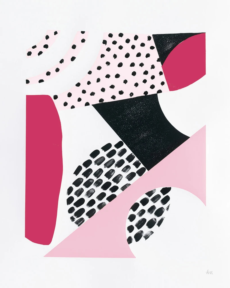 Luminous Tumble II Pink by Laura Marshall