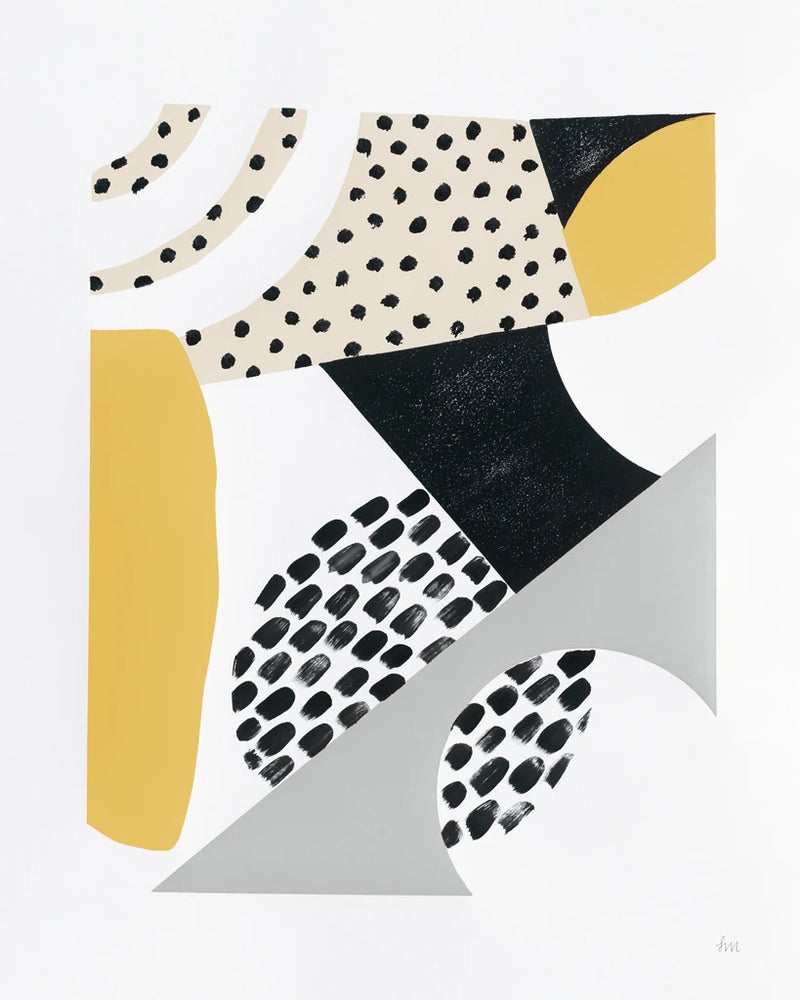 Luminous Tumble II Yellow by Laura Marshall
