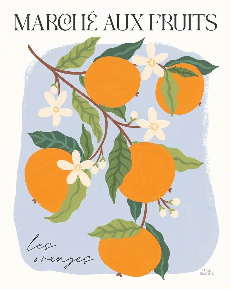 Marche aux Fruits I by Laura Marshall