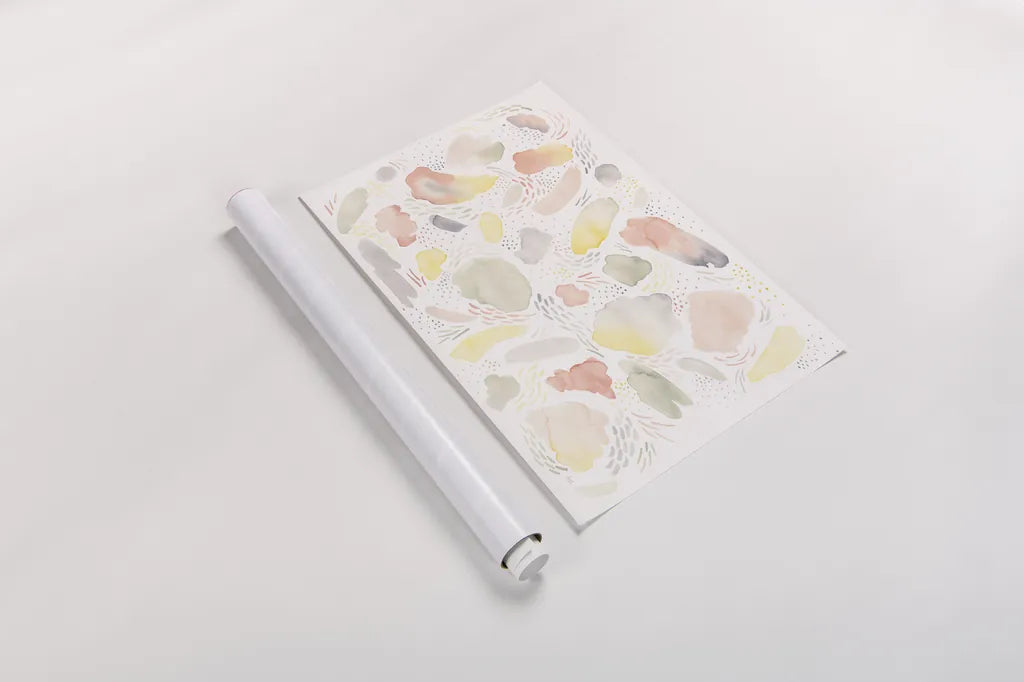 Meadow Breeze I by Laura Marshall. shown as a rolled paper print. Available as archival giclee rolled canvas, fine art paper, or poster print. SKU 34901i.