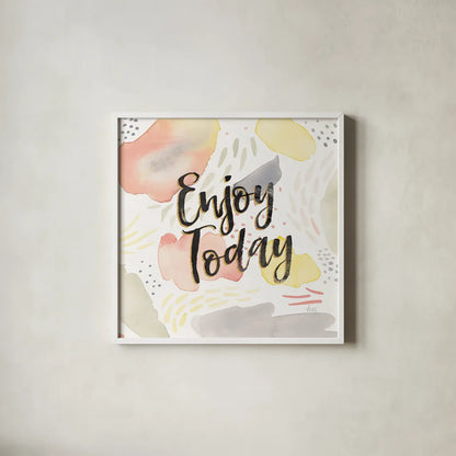 Meadow Breeze IV by Laura Marshall. Shown in a crisp white glass frame for a clean and minimalist style. Available as an archival giclee rolled canvas, fine art paper, or poster print. SKU 34904a.