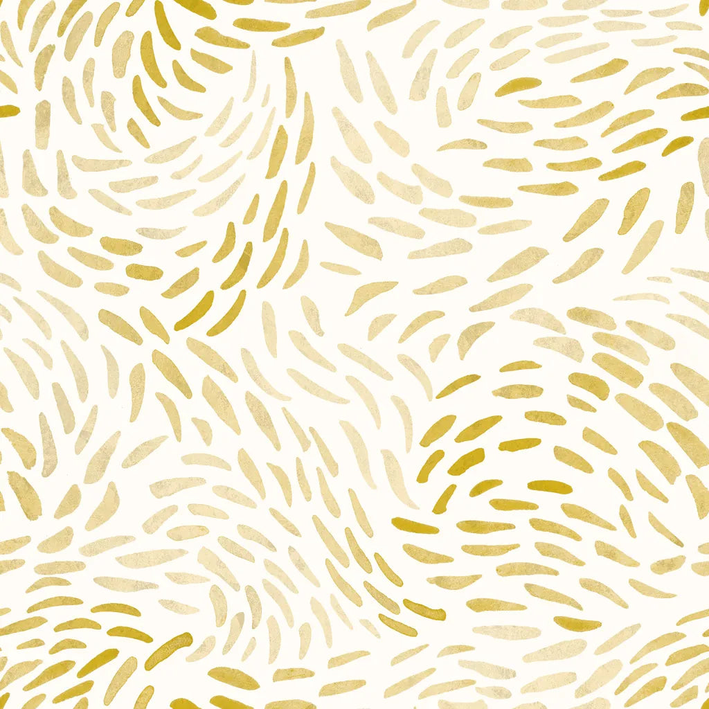 Meadow Breeze Pattern V gold by Laura Marshall. SKU 36909a. Archival Giclee Fine art print for wall decor.
