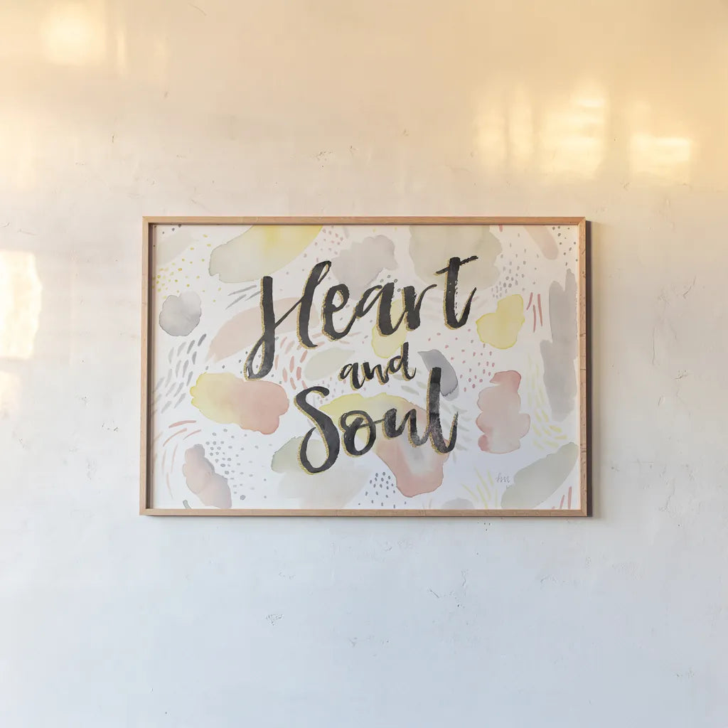 Meadow Breeze VII by Laura Marshall. shown as a paper print in a natural frame. Available as a archival giclee rolled canvas, fine art paper, or poster print. SKU 34907i.