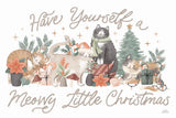 Merry Meows I by Laura Marshall. SKU 100369i. Archival Giclee Fine art print for wall decor.