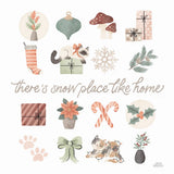 Merry Meows VI by Laura Marshall. SKU 100374a. Archival Giclee Fine art print for wall decor.