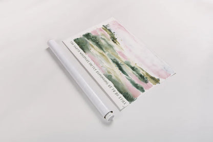 Midsummer Meadow IV by Laura Marshall. shown as a rolled paper print. Available as archival giclee rolled canvas, fine art paper, or poster print. SKU 101333i.