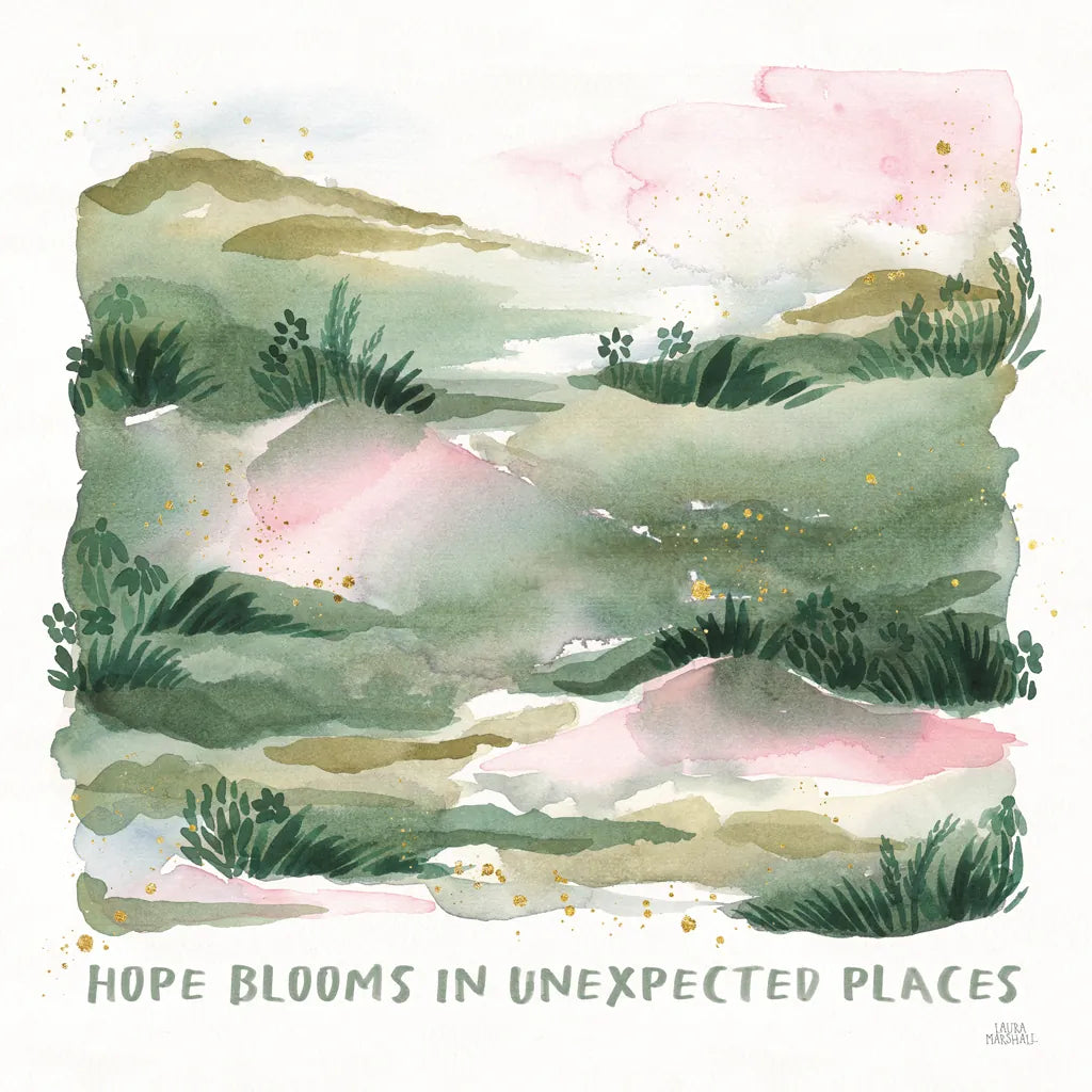 Midsummer Meadow VI by Laura Marshall. SKU 101335a. Archival Giclee Fine art print for wall decor.