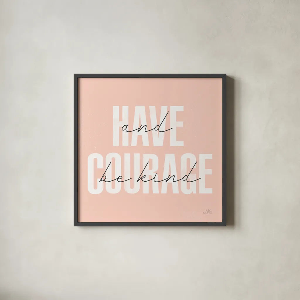 Morning Affirmations I by Laura Marshall. Shown in a sleek black glass frame for a contemporary gallery look. Available as an archival giclee rolled canvas, fine art paper, or poster print. SKU 53866a.