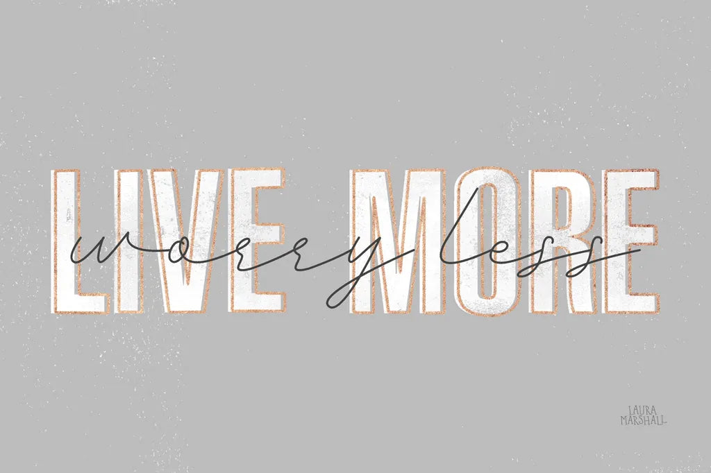 Morning Affirmations II Gray Horizontal by Laura Marshall. SKU 69340i. Archival Giclee Fine art print for wall decor.