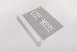 Morning Affirmations II Gray Horizontal by Laura Marshall. shown as a rolled paper print. Available as archival giclee rolled canvas, fine art paper, or poster print. SKU 69340i.