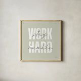 Morning Affirmations IV by Laura Marshall. Shown in a natural wood glass frame for a timeless modern aesthetic. Available as an archival giclee rolled canvas, fine art paper, or poster print. SKU 53869a.