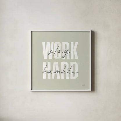 Morning Affirmations IV by Laura Marshall. Shown in a crisp white glass frame for a clean and minimalist style. Available as an archival giclee rolled canvas, fine art paper, or poster print. SKU 53869a.