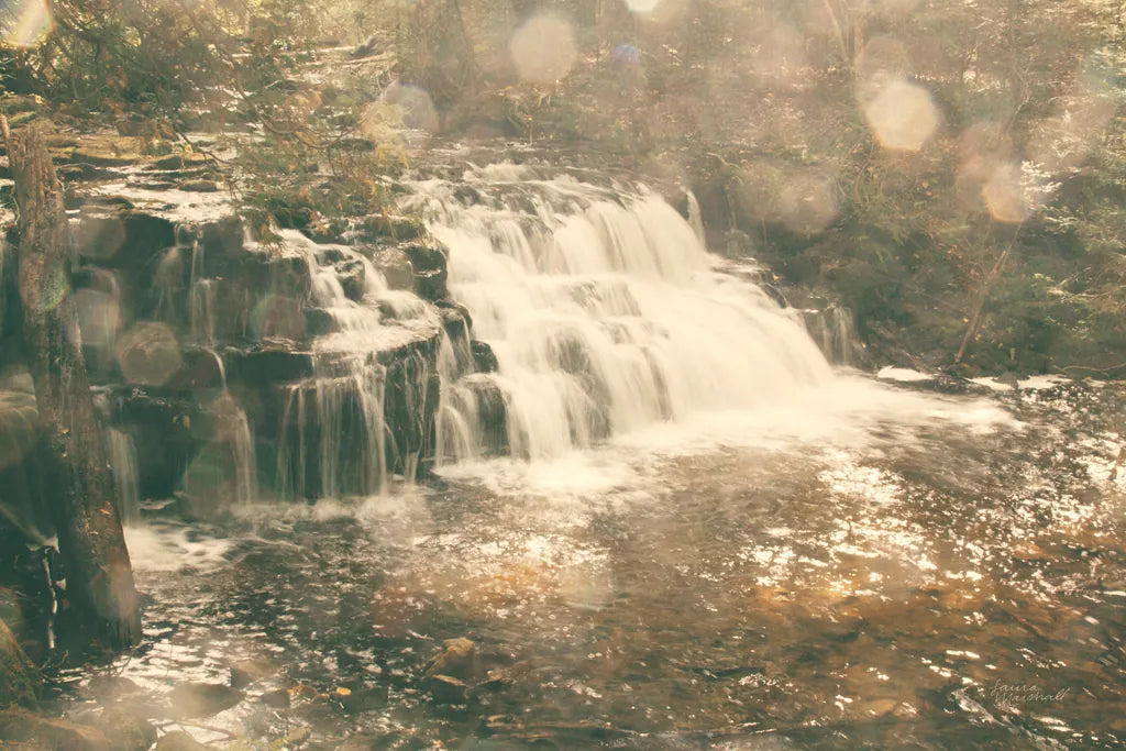 Mosquito Falls II by Laura Marshall. SKU 21258i. Archival Giclee Fine art print for wall decor.