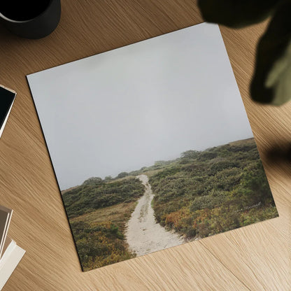 Off the Beaten Path by Laura Marshall. Shown as a detailed flat fine art print, highlighting archival giclee quality. Available as an archival giclee rolled canvas, fine art paper, or poster print. SKU 38774a.