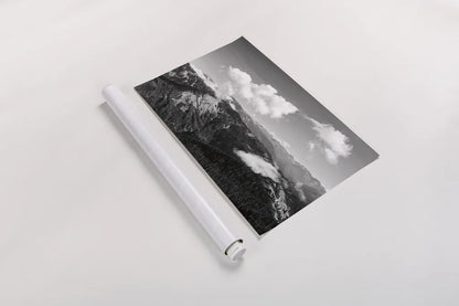 Olympic Mountains II by Laura Marshall. shown as a rolled paper print. Available as archival giclee rolled canvas, fine art paper, or poster print. SKU 64413i.