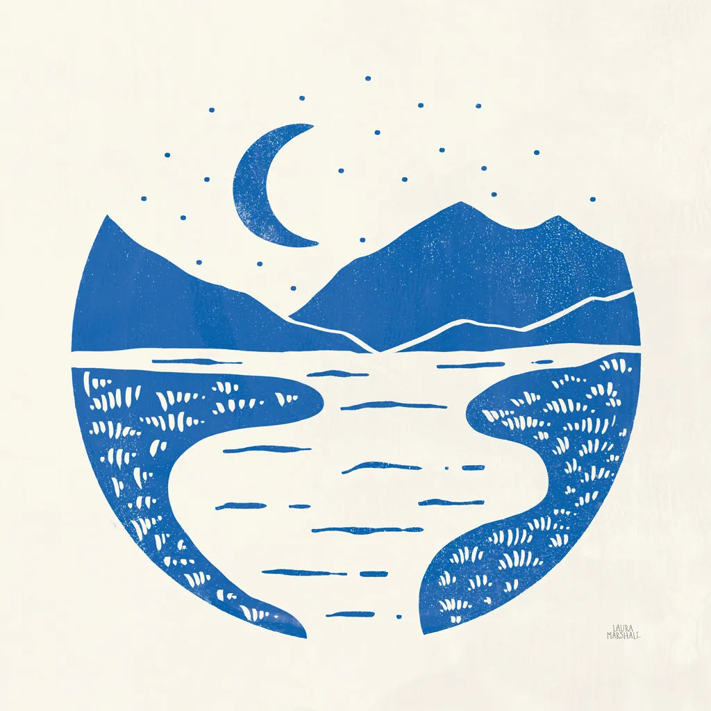 On the Horizon II by Laura Marshall. SKU 65378a. Archival Giclee Fine art print for wall decor.