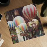 Paris Moments I by Laura Marshall. Shown as a detailed flat fine art print, highlighting archival giclee quality. Available as an archival giclee rolled canvas, fine art paper, or poster print. SKU 25889a.
